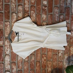 NWT Lane Bryant Women's Fitted Short Sleve Crew Neck Lena Blouse